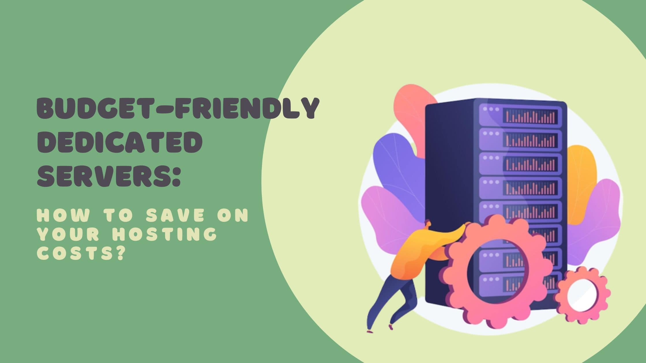 Budget-friendly dedicated servers How to save on your hosting costs?