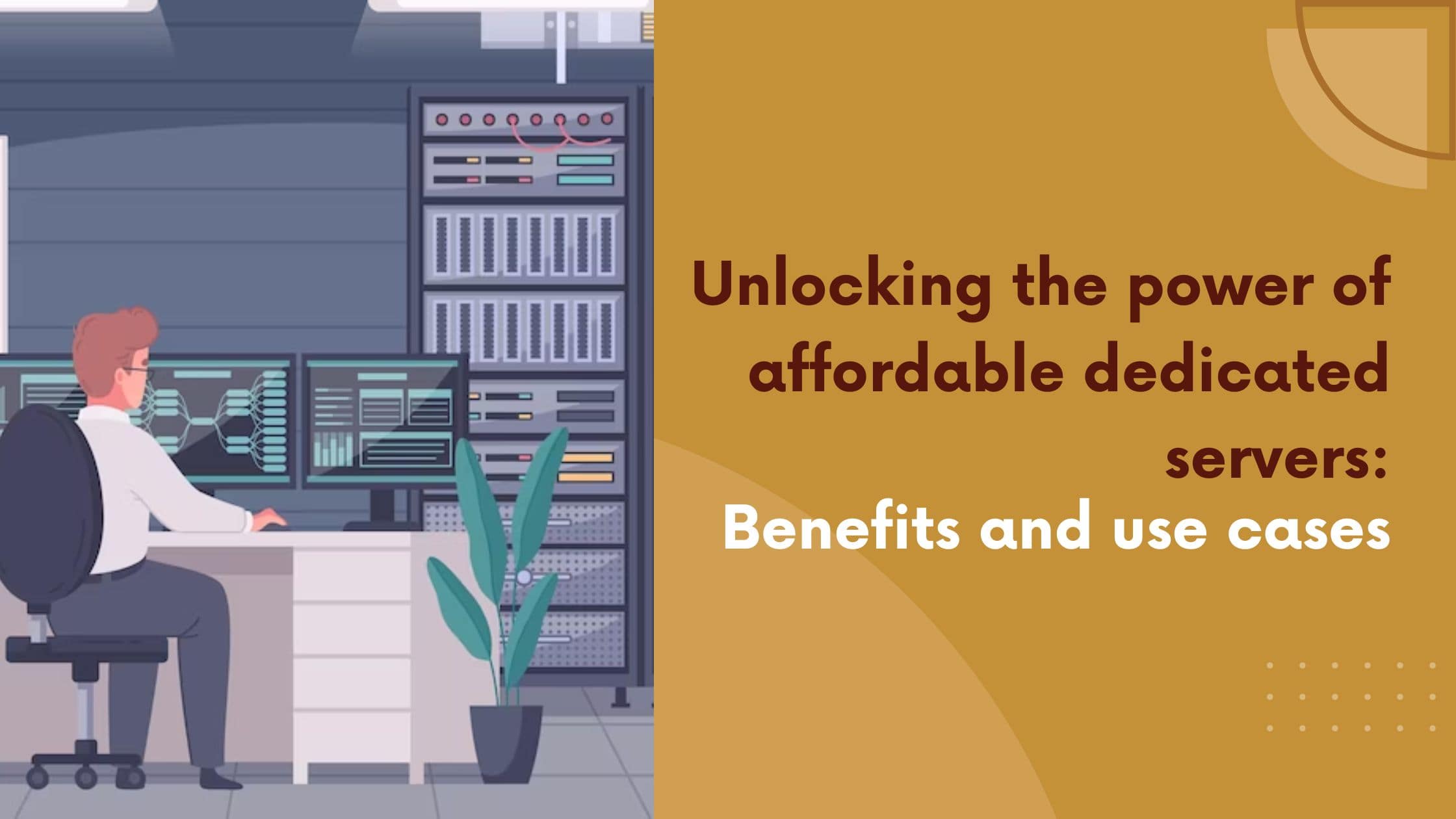 Unlocking the power of affordable dedicated servers Benefits and use cases